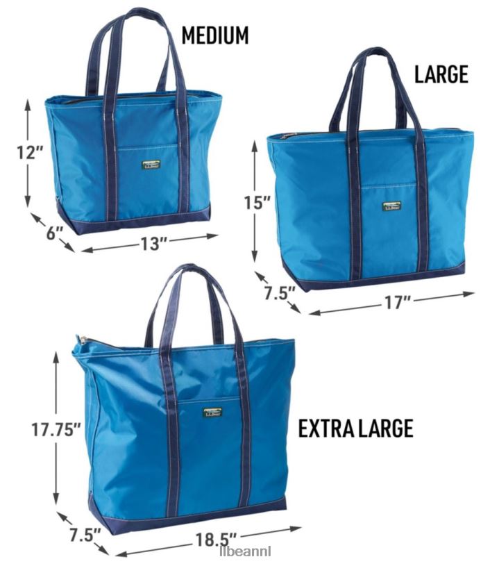 L.L.Bean unisex lichtgewicht draagtas voor dagelijks gebruik graniet/zwart accessoires VT0644201