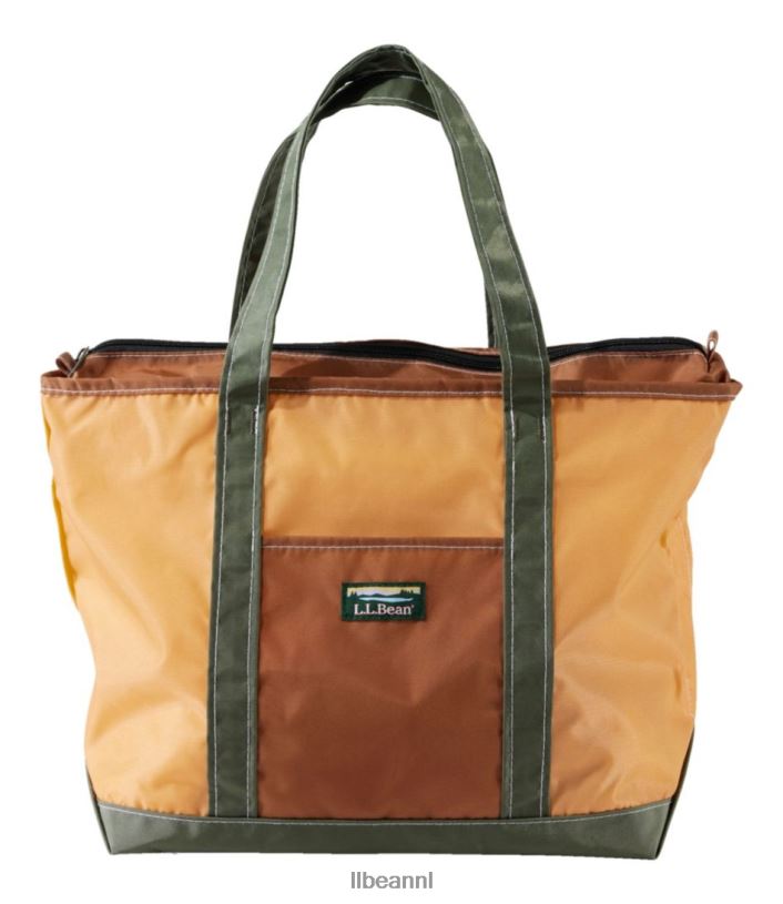 L.L.Bean unisex lichtgewicht draagtas voor dagelijks gebruik nectarine/diepe olijf accessoires VT0642314