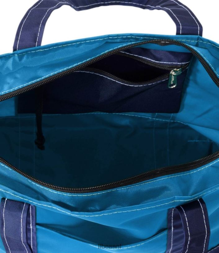 L.L.Bean unisex lichtgewicht draagtas voor dagelijks gebruik nectarine/diepe olijf accessoires VT0642314