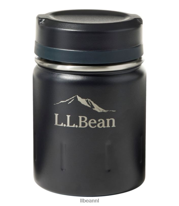 L.L.Bean unisex geïsoleerde voedselpot donkerzwart accessoires voor buiten VT0641912