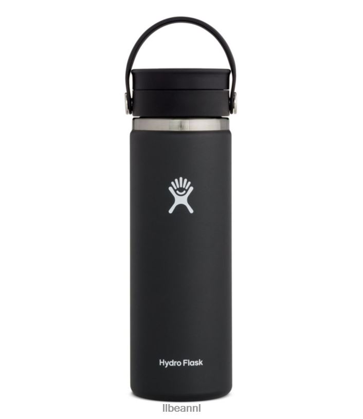 L.L.Bean unisex hydrofles koffie met flexibel slokdeksel zwart accessoires voor buiten VT0645362