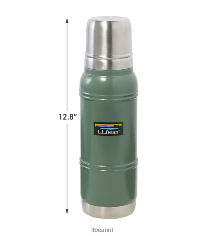 L.L.Bean unisex oude vacuümfles hamerslag groen accessoires voor buiten VT0644072
