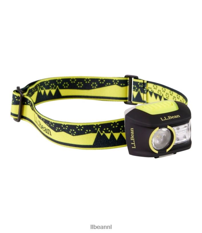 L.L.Bean unisex Trailblazer 250 koplamp zwart/hi-vis geel accessoires voor buiten VT0641600