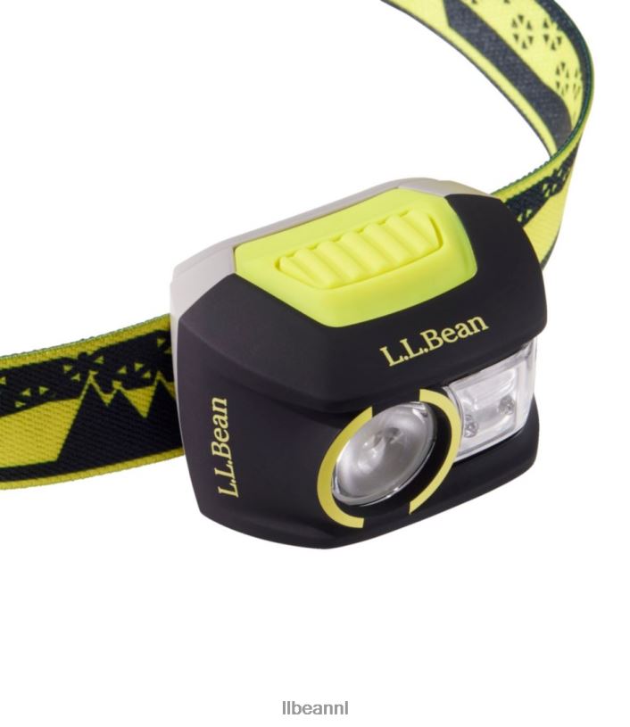 L.L.Bean unisex Trailblazer 250 koplamp zwart/hi-vis geel accessoires voor buiten VT0641600