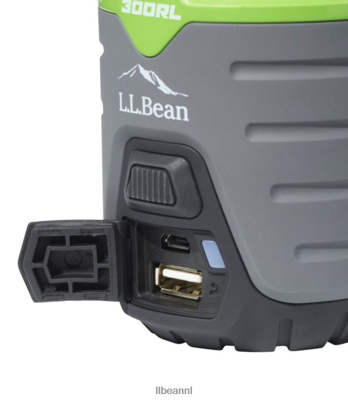 L.L.Bean unisex trailblazer 300 oplaadbare lantaarn zwart grijs accessoires voor buiten VT0641612