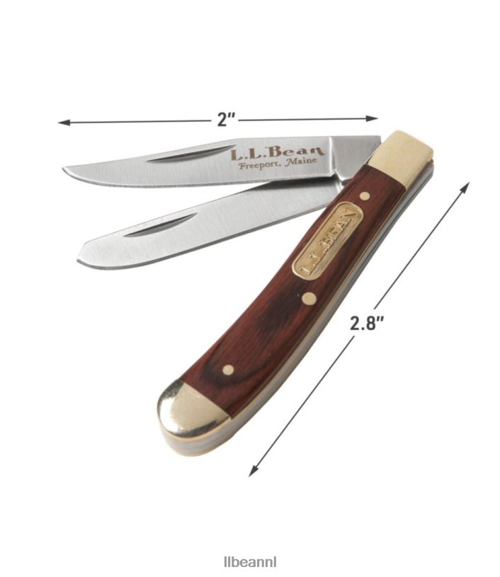 L.L.Bean x Double L unisex zakmes palissander accessoires voor buiten VT0641906
