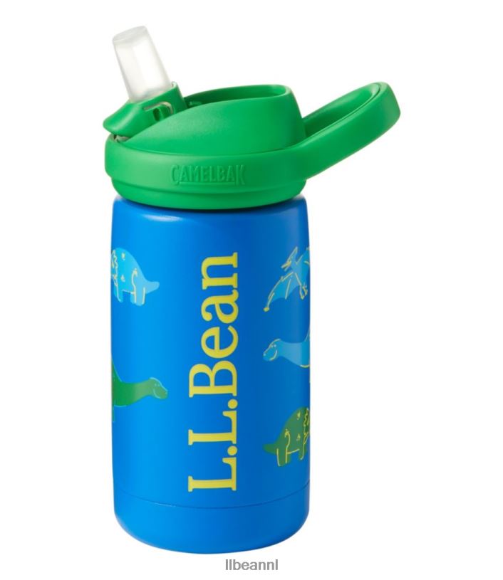 L.L.Bean unisex camelbak eddy+ geïsoleerde waterfles Kelly groene dino accessoires voor buiten VT0644147