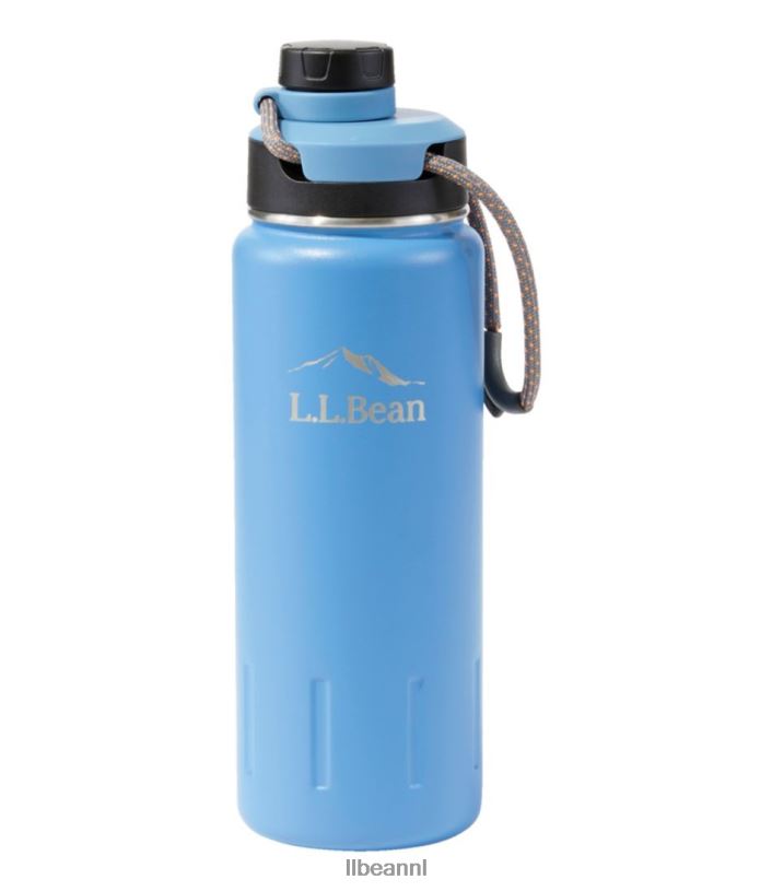 L.L.Bean unisex geïsoleerde kantinewaterfles middenblauw accessoires voor buiten VT0644045
