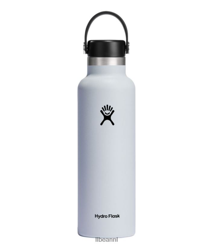 L.L.Bean unisex hydrofles standaard mondwaterfles met flexibele dop wit accessoires voor buiten VT0647231