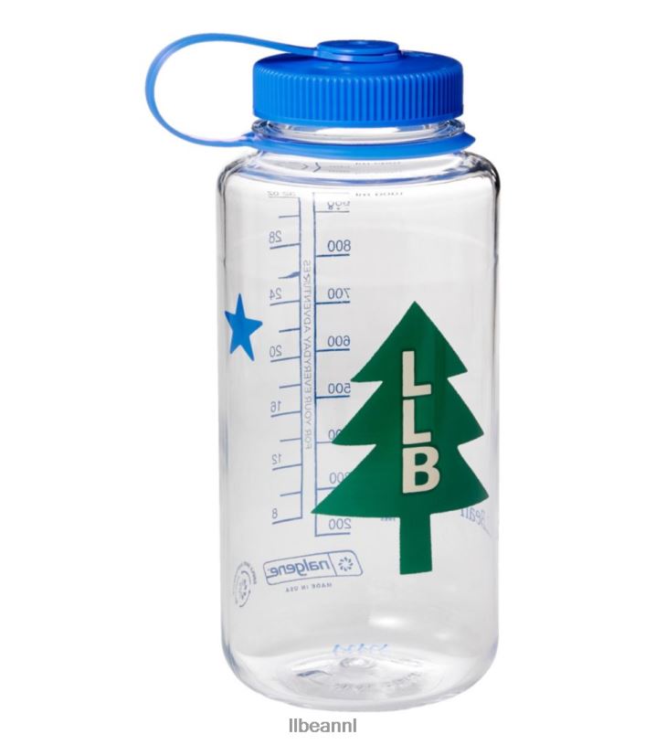 L.L.Bean unisex nalgene duurzame waterfles met brede opening en print vakantieland accessoires voor buiten VT0641261