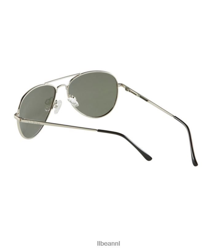L.L.Bean unisex Seapoint gepolariseerde zonnebril roségoud/bruin met roségouden spiegel accessoires voor buiten VT064559