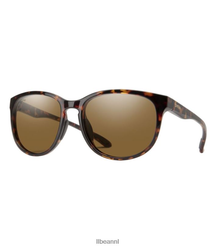 L.L.Bean unisex Smith Lake Shasta chromapop zonnebril met gepolariseerde spiegel schildpad/poolbruin accessoires voor buiten VT064814