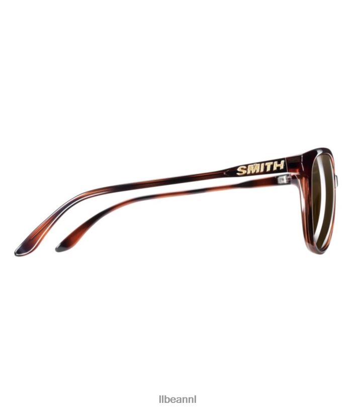 L.L.Bean unisex Smith cheetah chromapop gepolariseerde zonnebril schildpad/polair bruin verloop accessoires voor buiten VT0643577