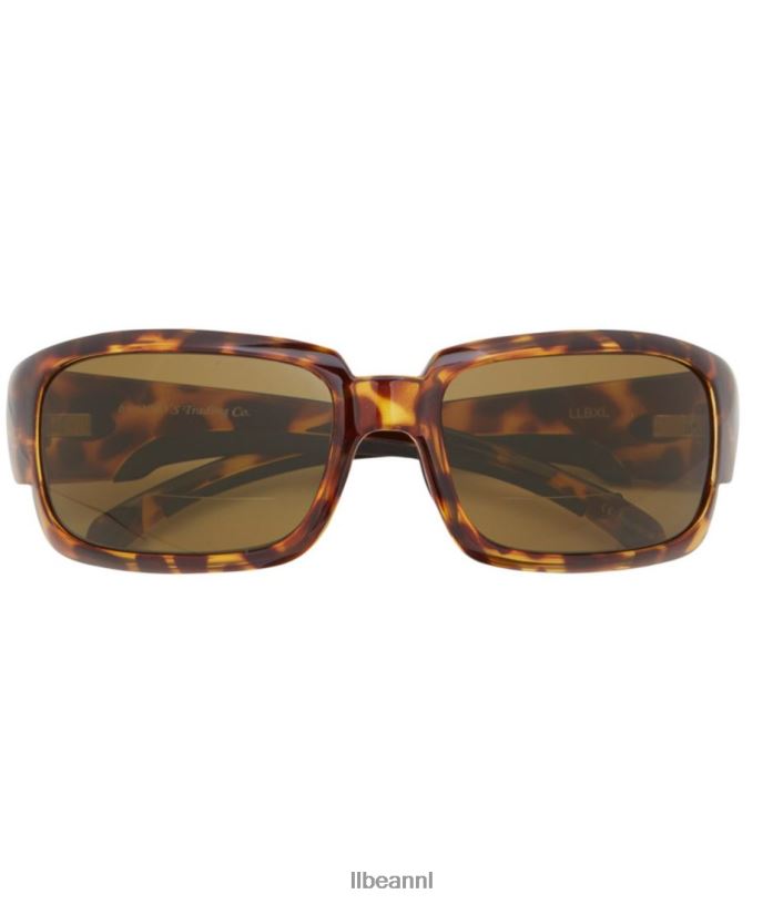 L.L.Bean unisex gepolariseerde prestatiebifocalen zwart grijs accessoires voor buiten VT0644063