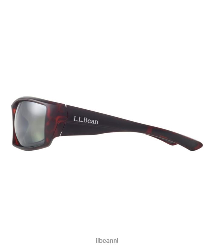 L.L.Bean unisex kennebec zwevende zonnebril matzwart/zwart rubber accessoires voor buiten VT0641720