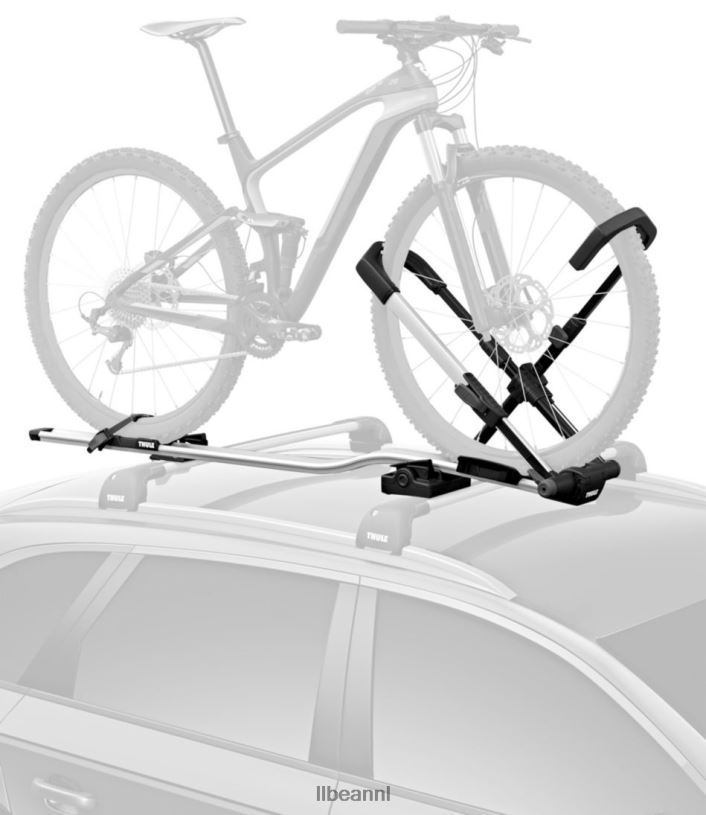 L.L.Bean unisex Thule 599000 upride fietsendrager voor op het dak zilver uitrusting voor buiten VT0641588