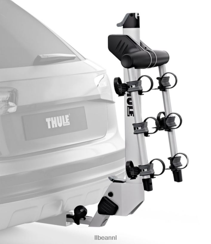 L.L.Bean unisex Thule Helium Pro 3 9043 fietsendrager met trekhaak zwart/aluminium uitrusting voor buiten VT0642137