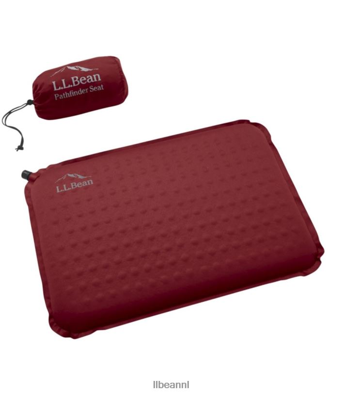L.L.Bean unisex Pathfinder zelfopblazende multisportstoel rood uitrusting voor buiten VT0643997