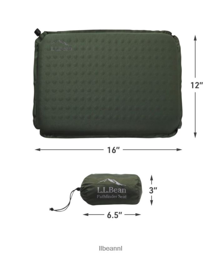 L.L.Bean unisex Pathfinder zelfopblazende multisportstoel rood uitrusting voor buiten VT0643997