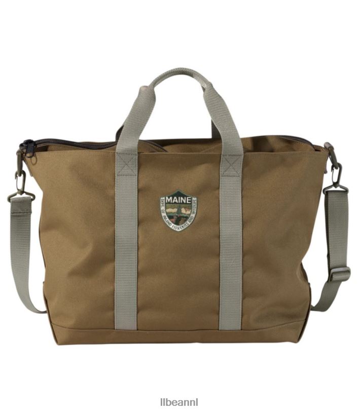L.L.Bean unisex draagtas van Maine Warden olijf olie uitrusting voor buiten VT0641483