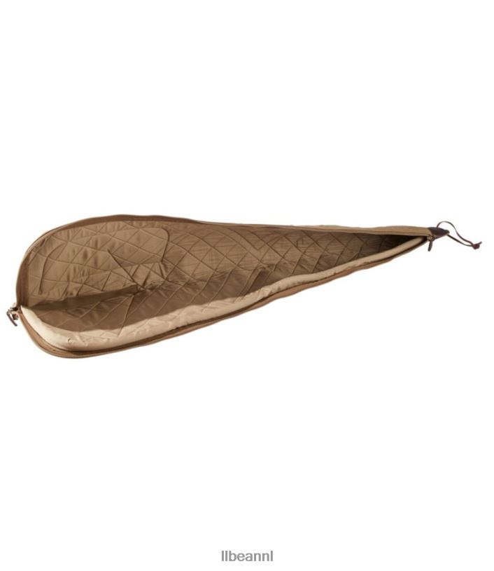 L.L.Bean x Double L unisex jachtgeweerkoffer van gewaxt katoen esdoorn bruin uitrusting voor buiten VT0641732