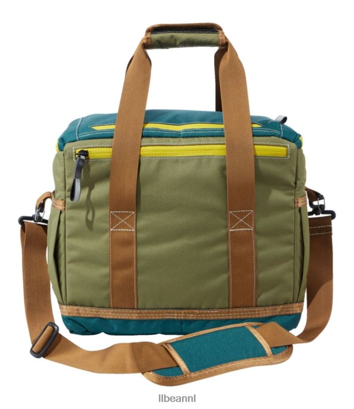 L.L.Bean unisex softpack koeler picknick helder marineblauw/rustiek oranje kampeerkeuken VT0645269