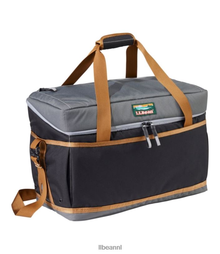 L.L.Bean unisex softpack-koelerfamilie zwart/schaliegrijs kampeerkeuken VT0643910