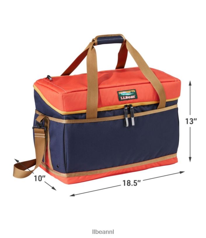 L.L.Bean unisex softpack-koelerfamilie zwart/schaliegrijs kampeerkeuken VT0643910