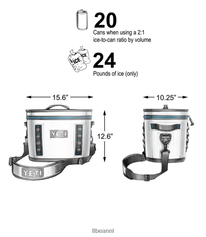 L.L.Bean unisex yeti hopper flip 18 koeler marine kampeerkeuken VT0641336