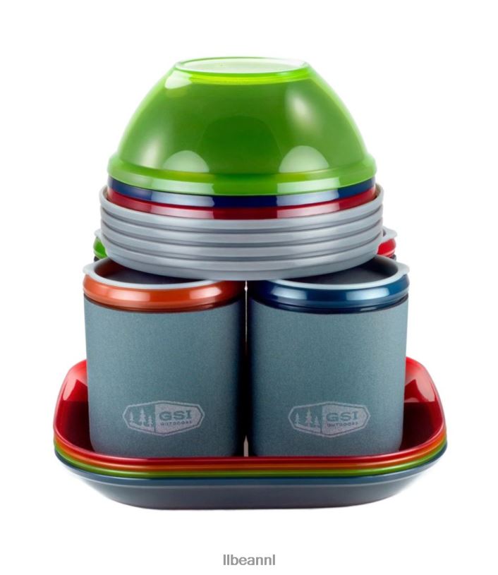 L.L.Bean unisex gsi Infinity vierpersoons deluxe tafelset multi kampeerkeuken VT0641834