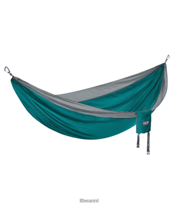 L.L.Bean unisex eno dubbelnest hangmat zeeschuim/grijs kampeermeubilair VT0641480