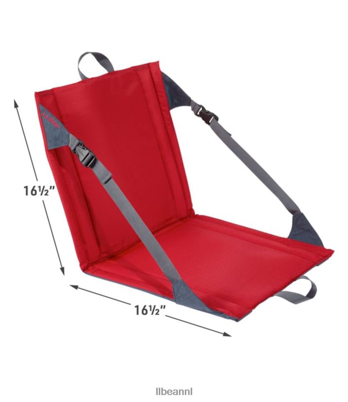 L.L.Bean unisex Aero-geïsoleerde trailstoel rood kampeermeubilair VT0641828