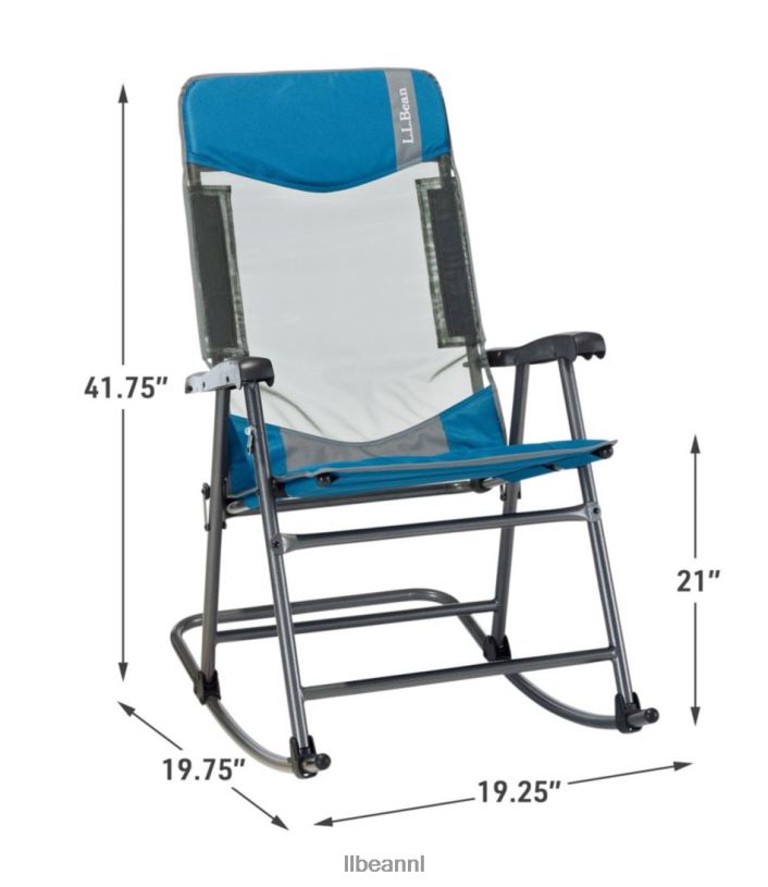 L.L.Bean unisex camp comfort ii rocker marineblauw kampeermeubilair VT0641240