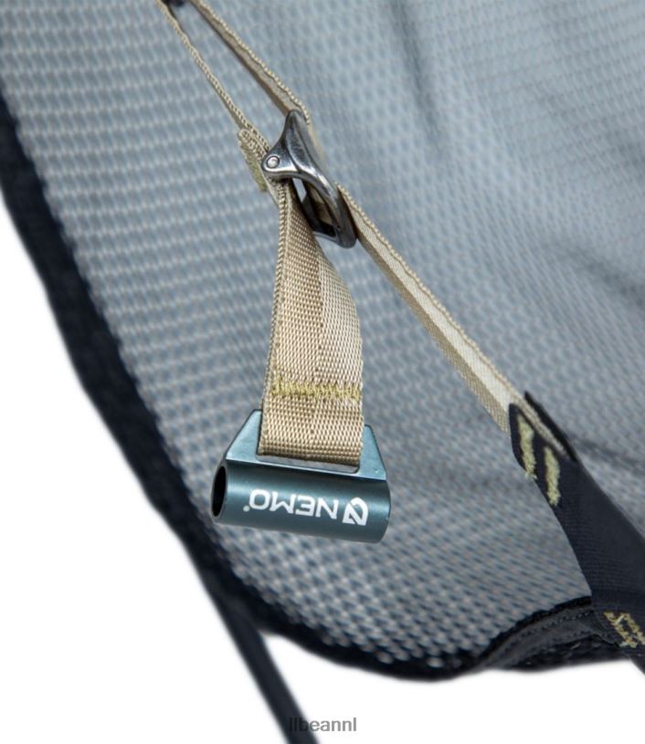 L.L.Bean unisex nemo moonlite verstelbare kampeerstoel zwarte parel kampeermeubilair VT0641618