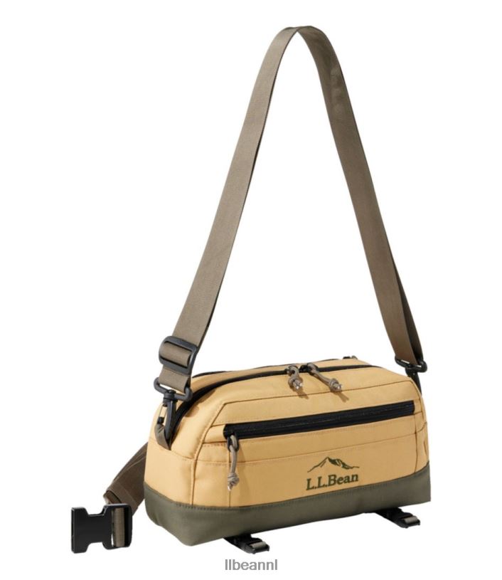 L.L.Bean unisex continentaal heuptasje Brits kaki/moskaki uitrusting voor buiten VT0645248