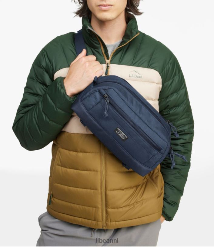 L.L.Bean unisex continentaal heuptasje Brits kaki/moskaki uitrusting voor buiten VT0645248