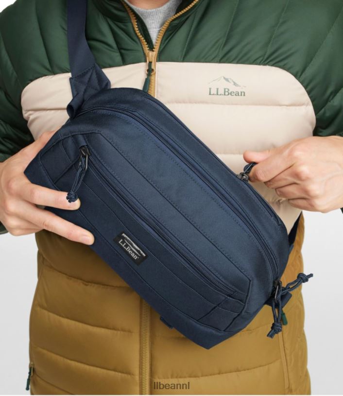 L.L.Bean unisex continentaal heuptasje zwart uitrusting voor buiten VT0641270