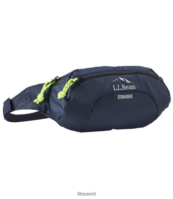 L.L.Bean unisex verstekeling heuptasje heldere marine uitrusting voor buiten VT0646127