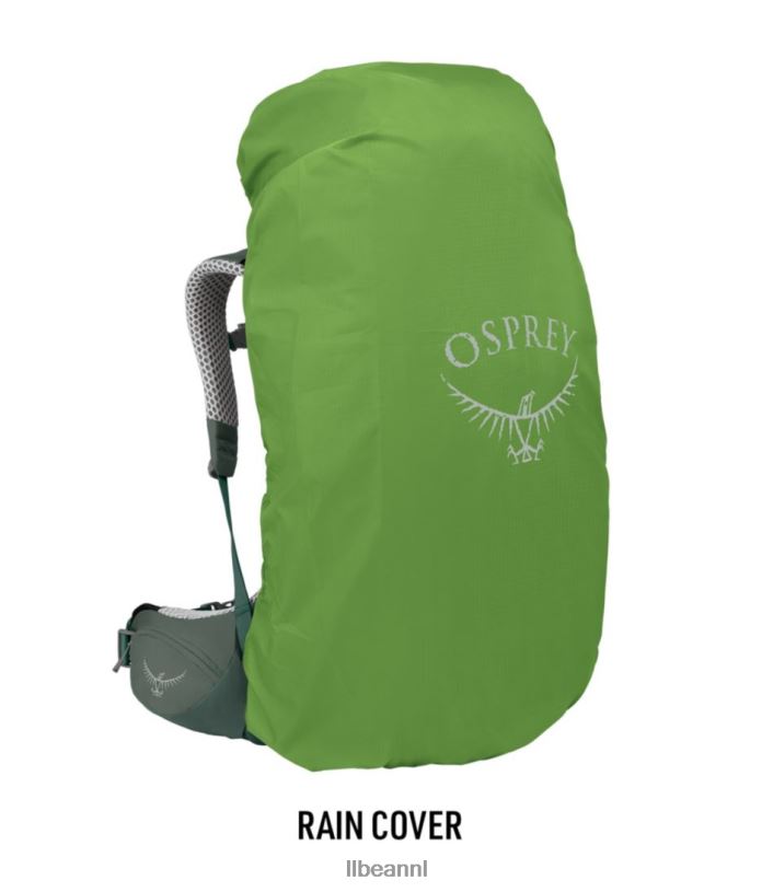 L.L.Bean unisex Osprey aura ag lt 65 rugzak koseret darjeeling/lentegroen uitrusting voor buiten VT0641915
