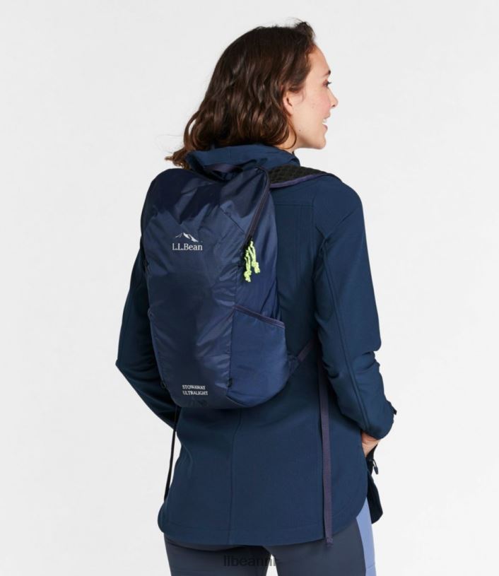 L.L.Bean unisex verstekeling ultralichte dagrugzak heldere marine uitrusting voor buiten VT0643847