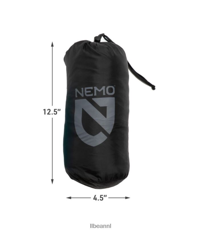 L.L.Bean unisex Nemo fillo king campingkussen middernacht grijs uitrusting voor buiten VT0641753