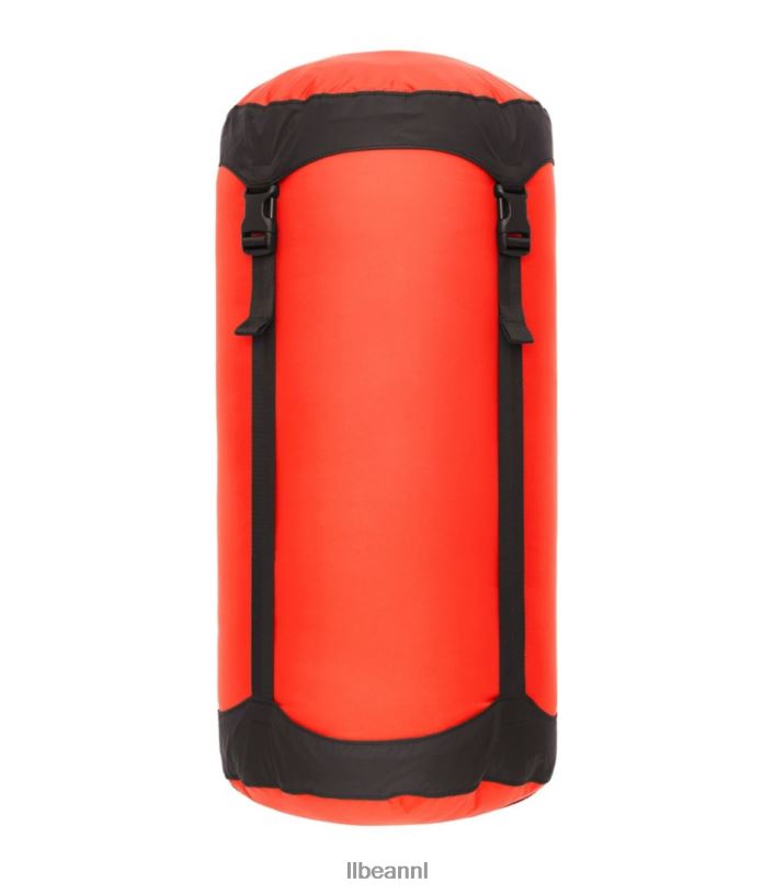L.L.Bean unisex zee tot lichtgewicht compressiezakken pittige sinaasappel uitrusting voor buiten VT0641993