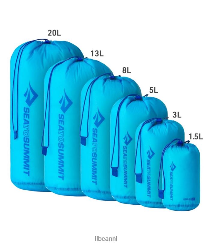 L.L.Bean unisex zee tot ultra-sil spulzakken atol blauw uitrusting voor buiten VT0641972