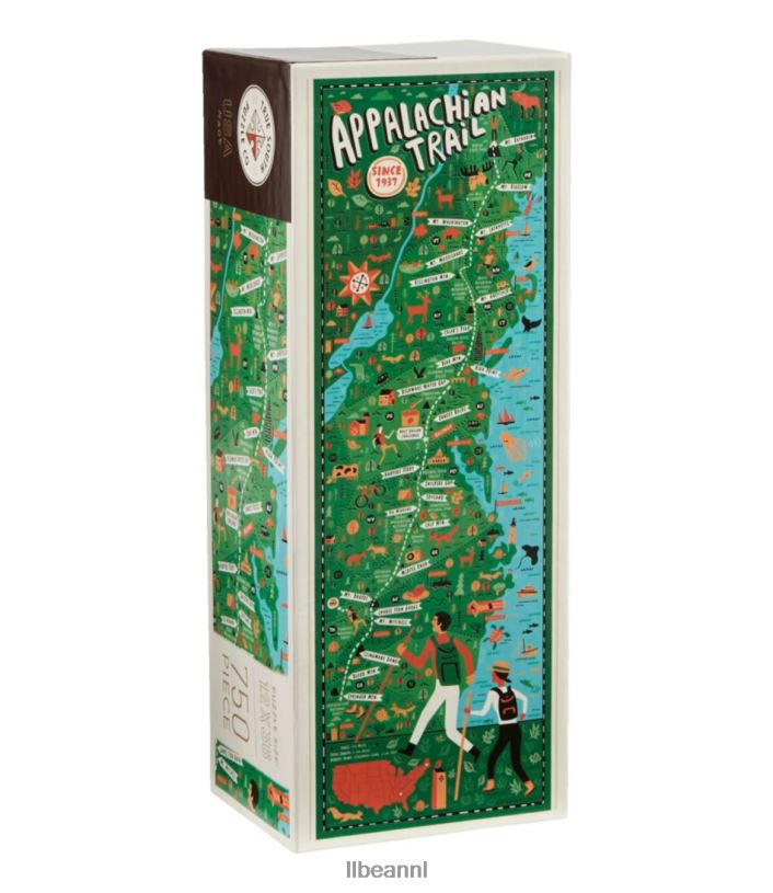 L.L.Bean unisex Appalachian Trail-puzzel multi spel en recreatie VT0642083