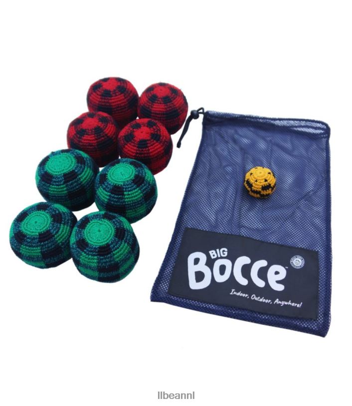 L.L.Bean unisex buena onda grande jeu de boules-set rood/groen multi spel en recreatie VT0641897