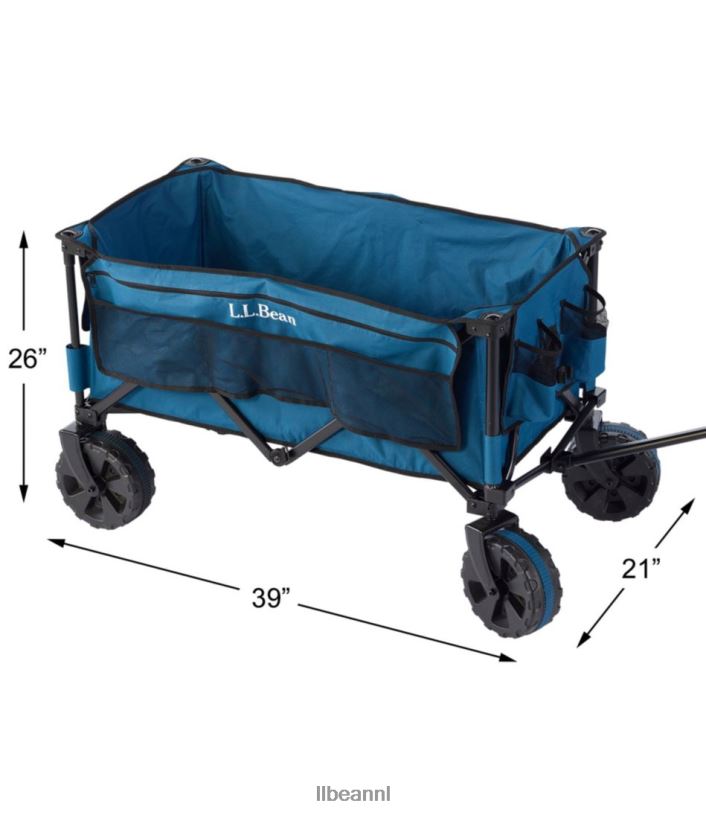 L.L.Bean unisex opvouwbare wagen blauw spel en recreatie VT0641225