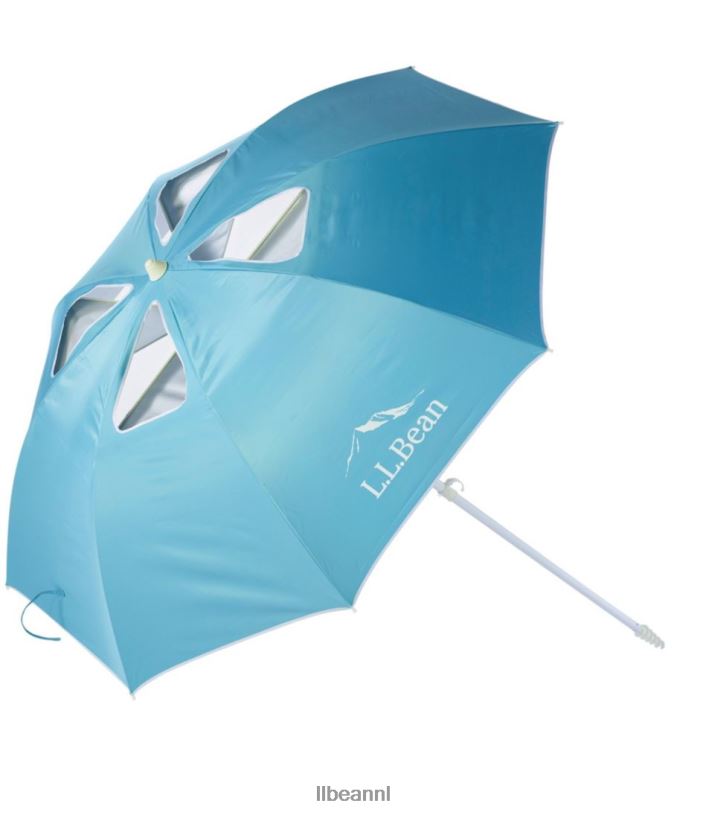 L.L.Bean unisex wind uitdager parasol blauw uitrusting voor buiten VT0641360