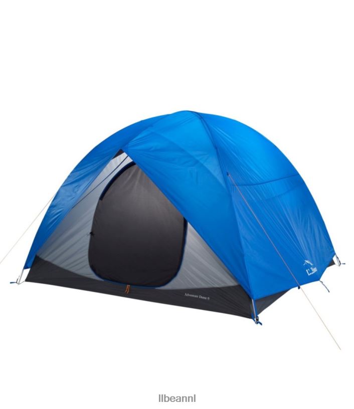 L.L.Bean unisex Adventure Dome 6-persoonstent blauw uitrusting voor buiten VT0641531