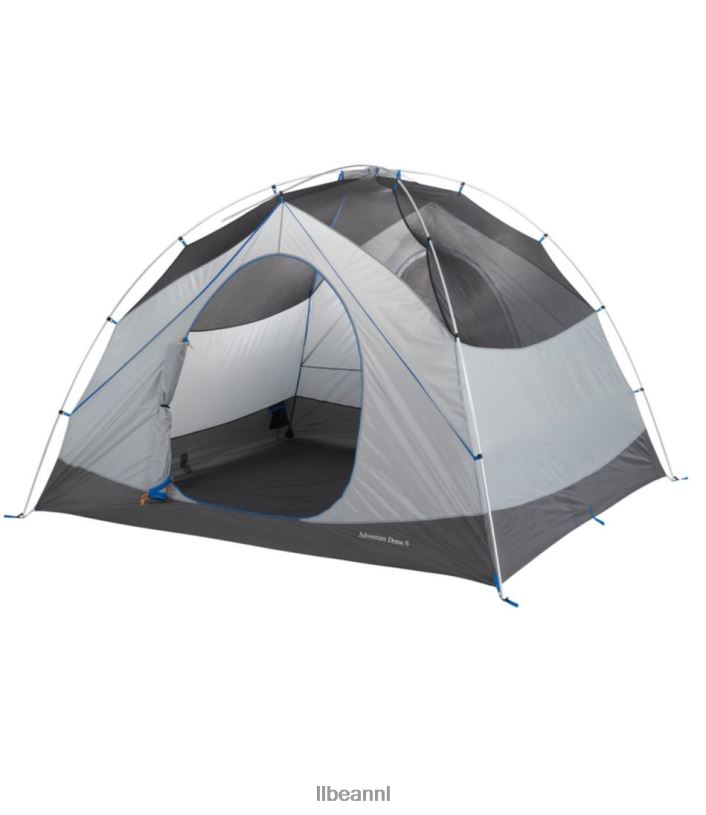 L.L.Bean unisex Adventure Dome 6-persoonstent blauw uitrusting voor buiten VT0641531