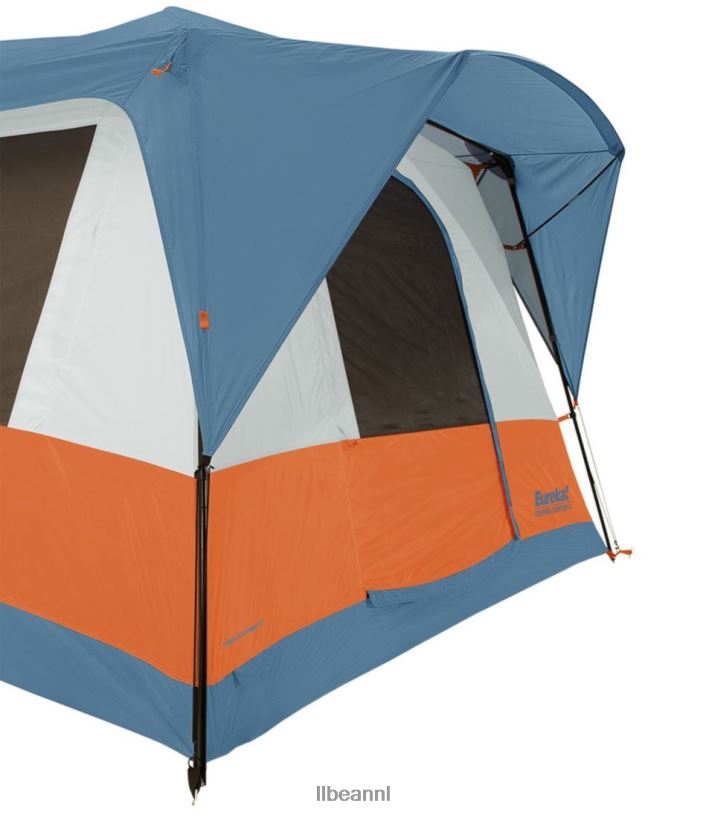 L.L.Bean unisex Eureka copper canyon lx 4-persoonstent oranje/blauw uitrusting voor buiten VT0641366